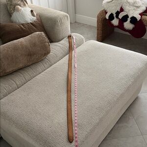 Berge Vintage Brown Leather Belt L